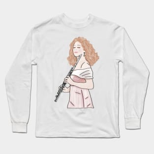 Clarinet Player Long Sleeve T-Shirt